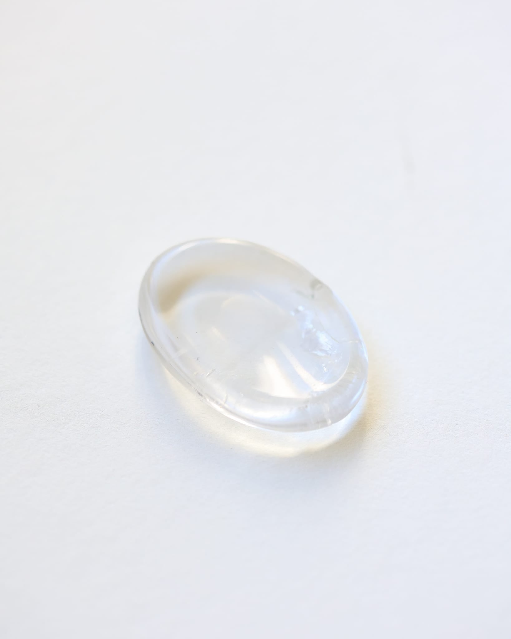 Lifestyle Clear Quartz Worry Stones ST287.clearquartz