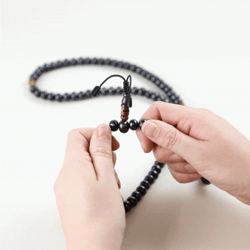 Mala Beads Bone and Skull Impermanence Mala ml088