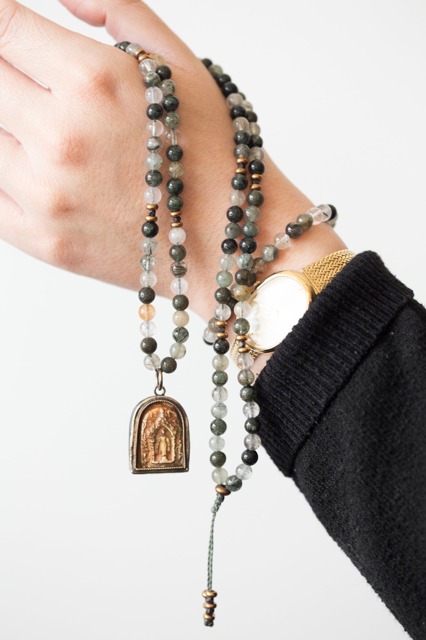 Mala Beads Dream Recall & Monk Made Amulet Mala ML923