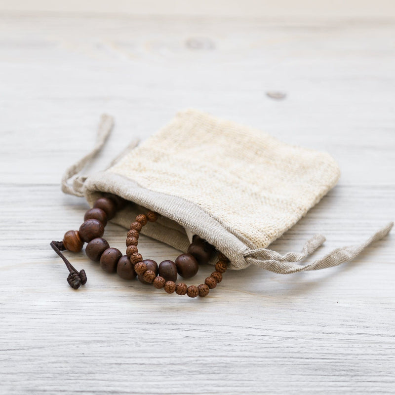 Mala Beads Nepali Hemp Mala Bag