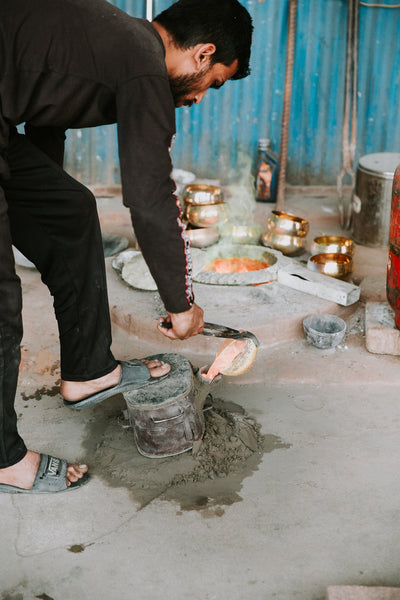 Singing Bowls Hand-Hammered Tibetan Singing Bowl Set sb018