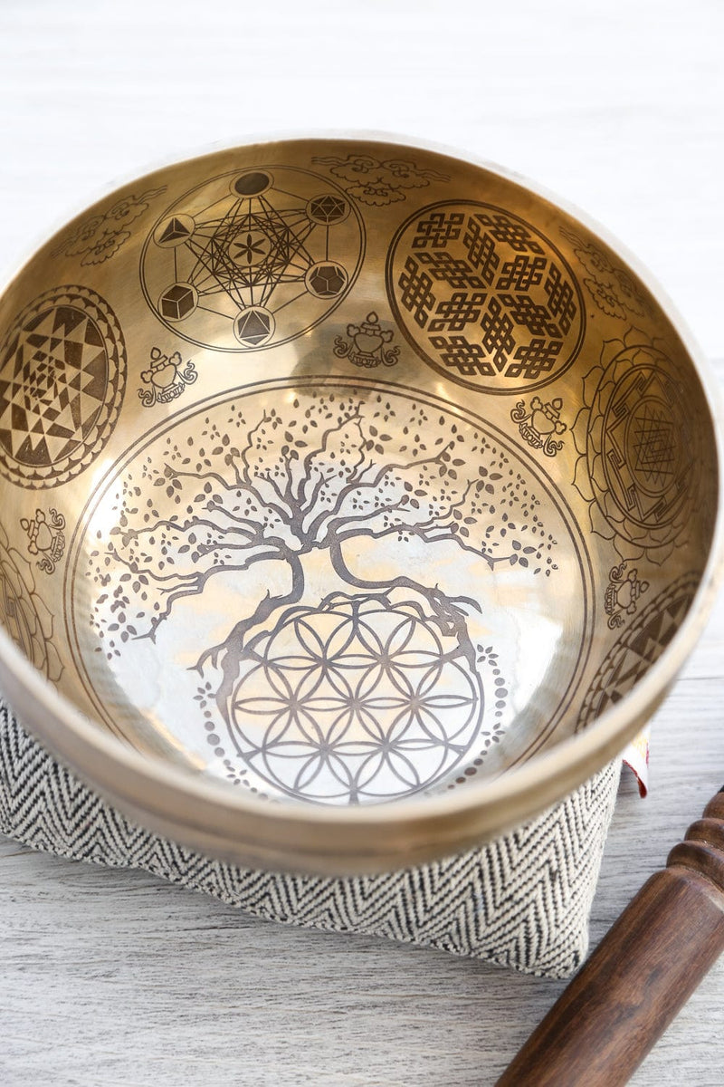 Singing Bowls Sacred Geometry Singing Bowl SB211