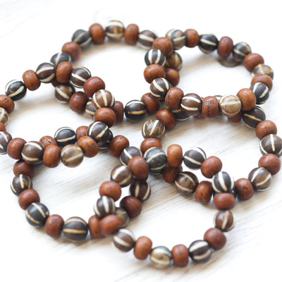 Wrist Malas Bodhi & Pumtek Thunderbolt Bracelet WM696