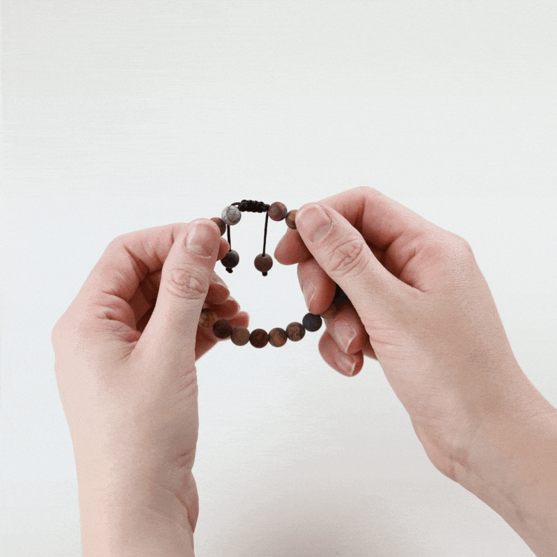 Wrist Malas Matte Riverstone Wrist Mala