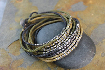 Bracelets Default Olive Tatra Necklace/Wrap jb483