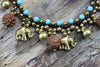 Bracelets Default Rudraksha Elephant Bracelet jb425