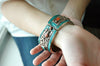 Bracelets Default Traditional Sherpa Coral and Turquoise Bracelet jb111