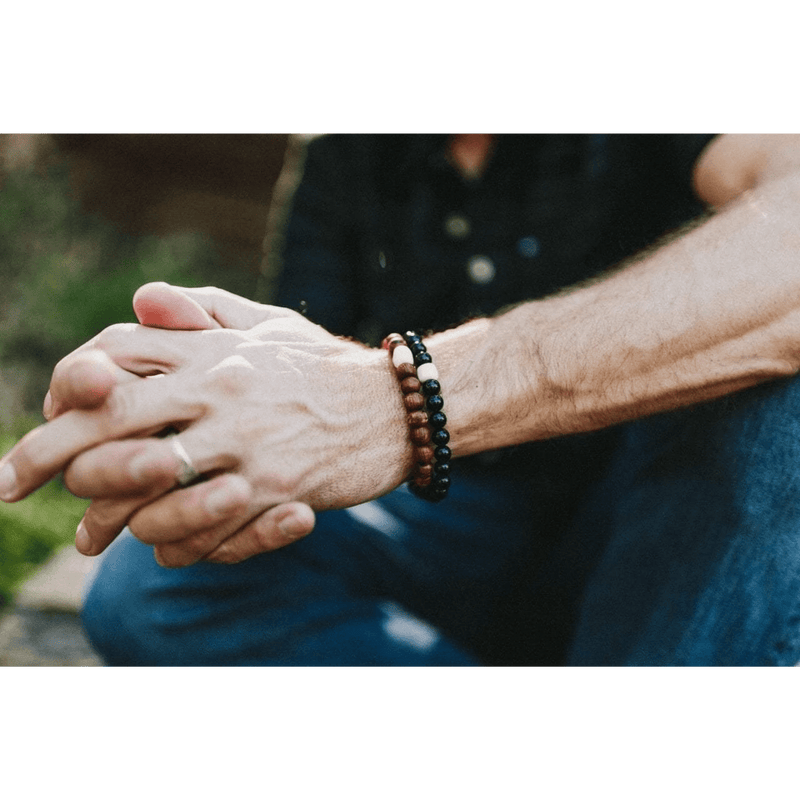 Bracelets Double Wrap Contemplation Mala