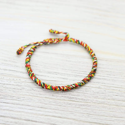 Bracelets Hand Knotted Colorful Tibetan Bracelet JB780