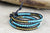Bracelets Serene Turquoise and Brass Wrap Bracelet JB713