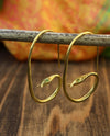 Earrings Default Gold Vermeil Hanging Serpent Earring je277