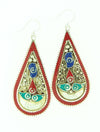 Earrings Default Pema Large Tibetan Earrings je212