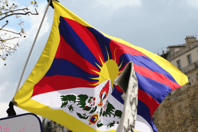 Fabrics,Clothing,Wall Hangings Default Tibetan Flag fb032