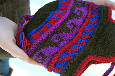 Gifts,Tibetan Style Default Handmade Tibetan Wool Multicolored Hat wo020
