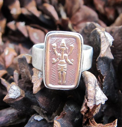 Jewelry 5 Copper Ganesh Ring JR0265