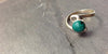 Jewelry 8 1/2 Delicate Turquoise Ring jr06608.5