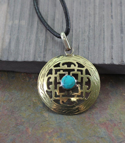 Jewelry,New Items Default Brass Manadala Pendant jp267