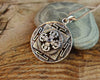 Jewelry,New Items,Tibetan Style Default Sterling Silver Tibetan Mandala Pendant jp438