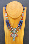 Jewelry,New Items,Turquoise Default Lapis Turquoise Tibetan Beaded Necklace jn071