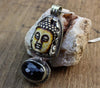 Jewelry,One of a Kind Default Watchful Buddha Pendant jp575