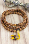 Mala Beads Default 108 Bead 7mm Rudraksha Tibetan Mala ML183