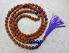 Mala Beads Default Rudraksha and Amethyst Bead Mala ml205