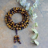 Mala Beads Default Tibetan Tiger Eye Mala Handmade in Nepal ml175