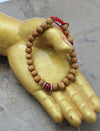Mala Beads,Jewelry,New Items,Tibetan Style Default Sandalwood and Mountain Jade Wrist Mala wm253