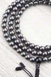 Mala Beads Negativity Defense Hematite Mala & Bracelet Set