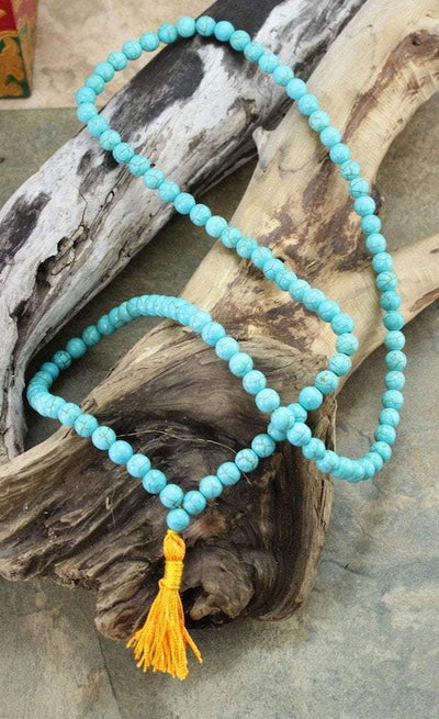 Mala Beads,New Items,Tibetan Style,Men's Jewelry Default Turquoise 108 Bead Tibetan Mala ml190