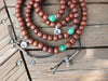 Mala Beads,Tibetan Style Default Bodhi and Jade Mala with counters ml056