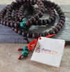 Mala Beads,Under 35 Dollars,Tibetan Style Default Bodhi Seed with Turquoise Spacers ml054