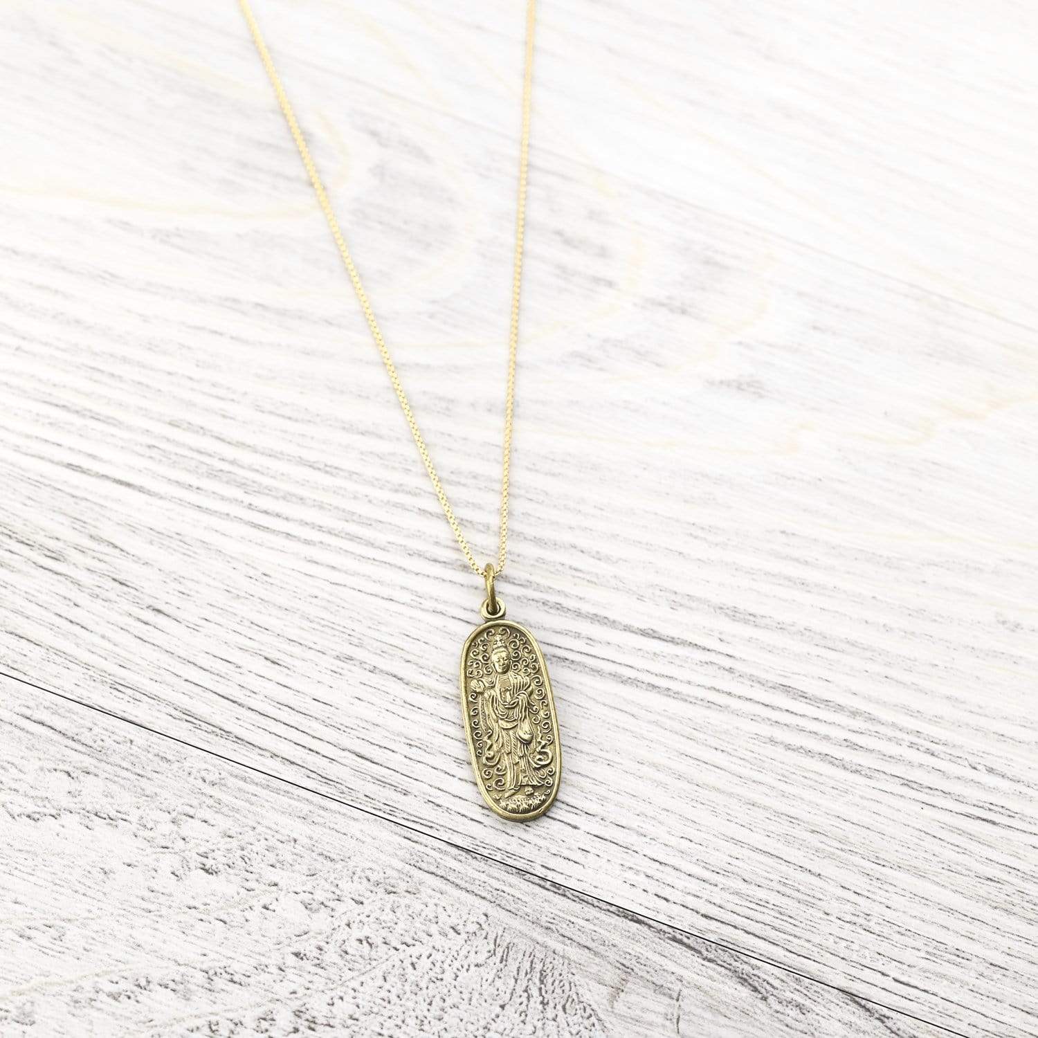 Necklaces Standing Thai Buddha Necklace JN819