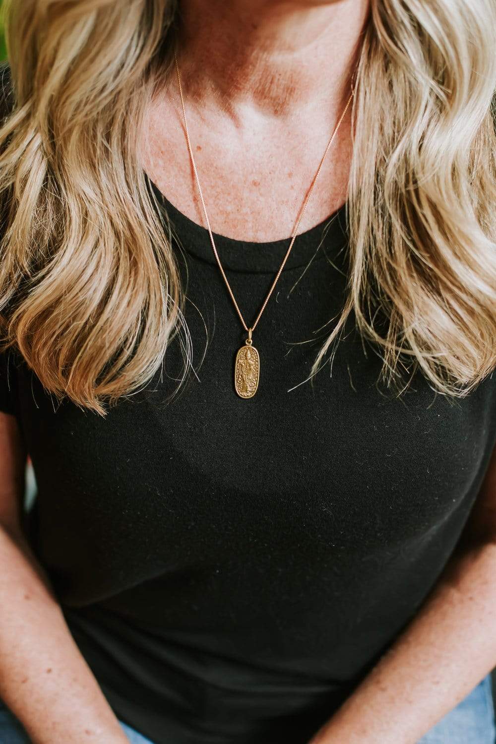 Necklaces Standing Thai Buddha Necklace JN819