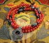 One of a Kind,Jewelry,Mala Beads,New Items,Om,Tibetan Style,Men's Jewelry,Deities,Women Default Tibetan Vitality Mala with Ganesh Gau ml464