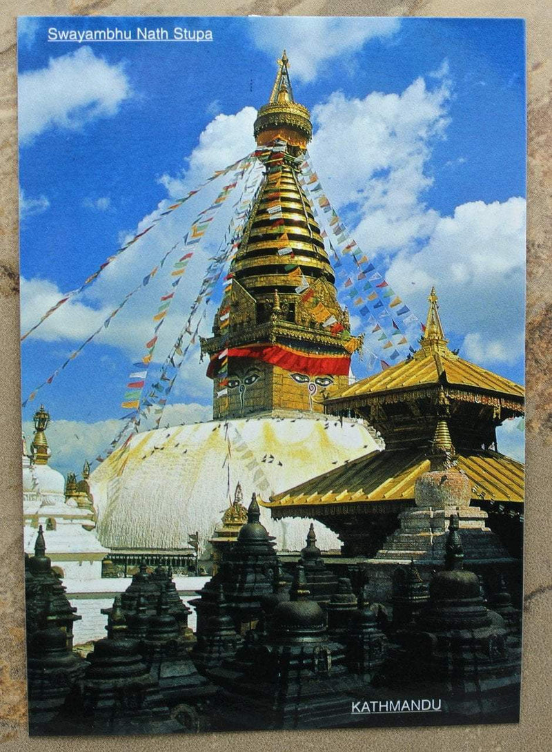 Paper Goods Default Swayambhunath Stupa Postcard pc002