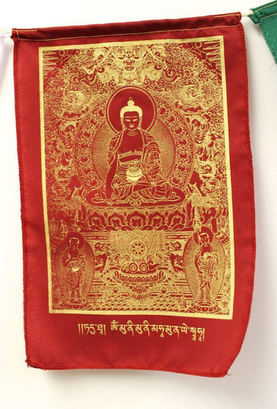 Prayer Flags Default Shakyamuni Thangka Prayer Flags pf035