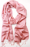 Scarves Default Cruelty-Free Silk Salmon Colored Kata scarf017