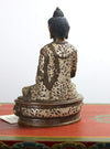 Statues Default Master Quality Silver Bronze Shakyamuni Statue st096