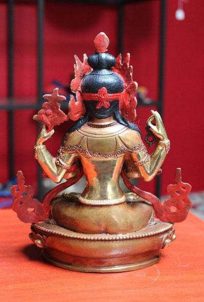 Statues,New Items,Deities Default 8 Inch Master Quality Chenrezig Availakitesvara Statue st068