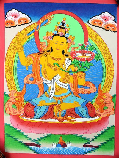 Thangkas Default Manjushri Tibetan Thangka th070
