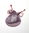 Tibetan Beads,Fabrics,Mala Beads,Under 35 Dollars,Tibetan Style Default Lavender Silk Mala Bag fb054
