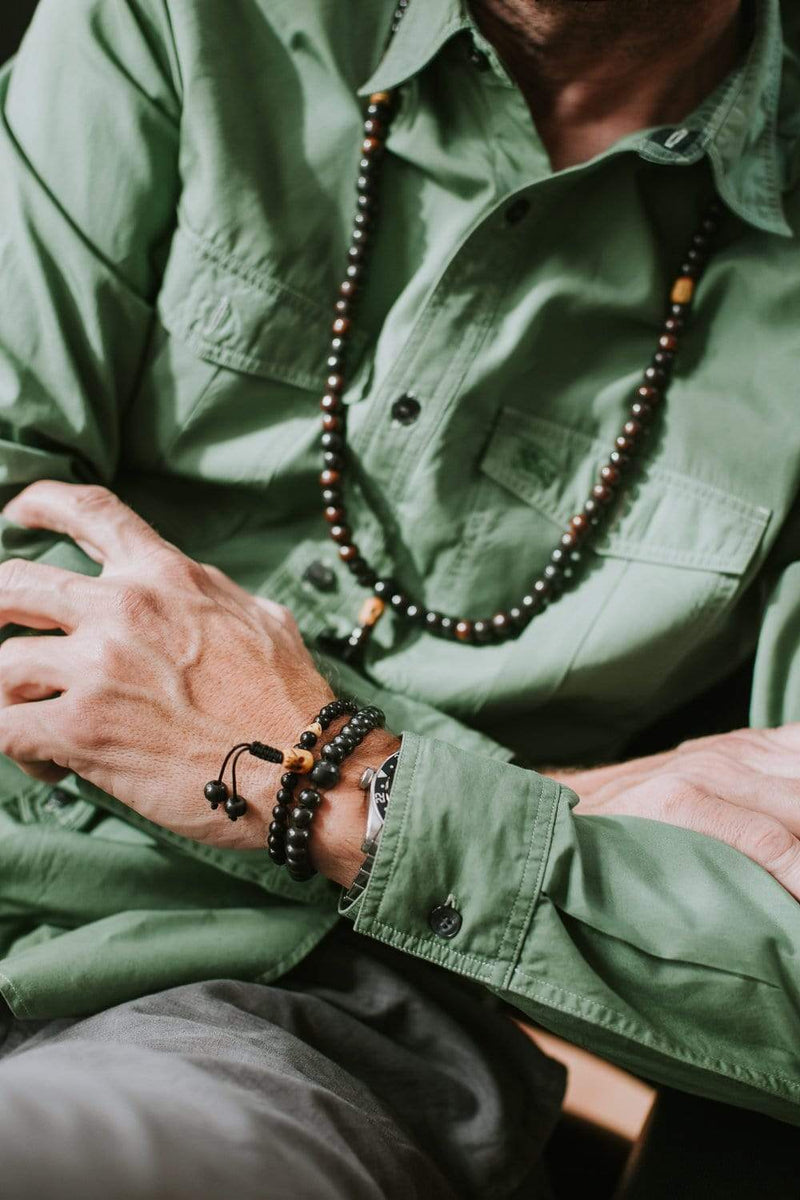 Wrist Malas Bone and Skull Impermanence Wrist Mala