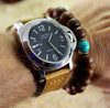 Wrist Malas Default Bodhi Seed Adjustable Turquoise Wrist Mala wm215