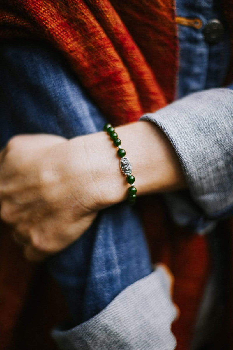 Wrist Malas Jade Healing Wrist Mala