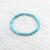 Wrist Malas Large Healing True Turquoise Bracelet WM608.LG