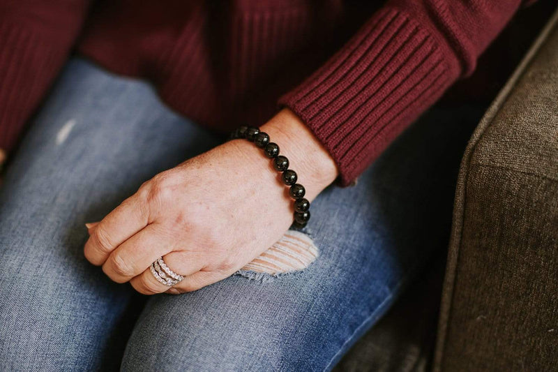 Wrist Malas Onyx Confidence Wrist Mala WM417