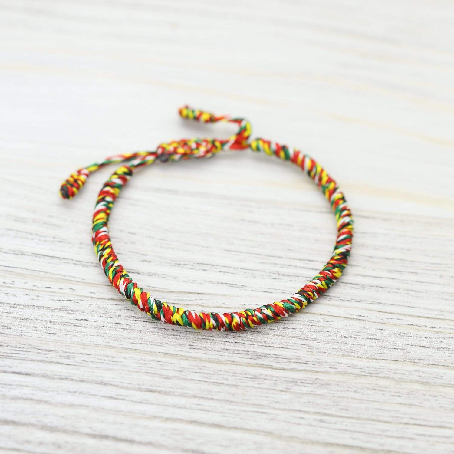 Bracelets Colorful Bracelet Tibetan Traditions Knotted Bracelet Set JB780-1