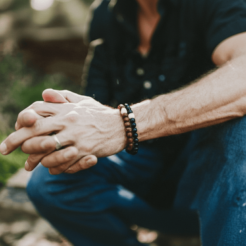 Bracelets Double Wrap Contemplation Mala