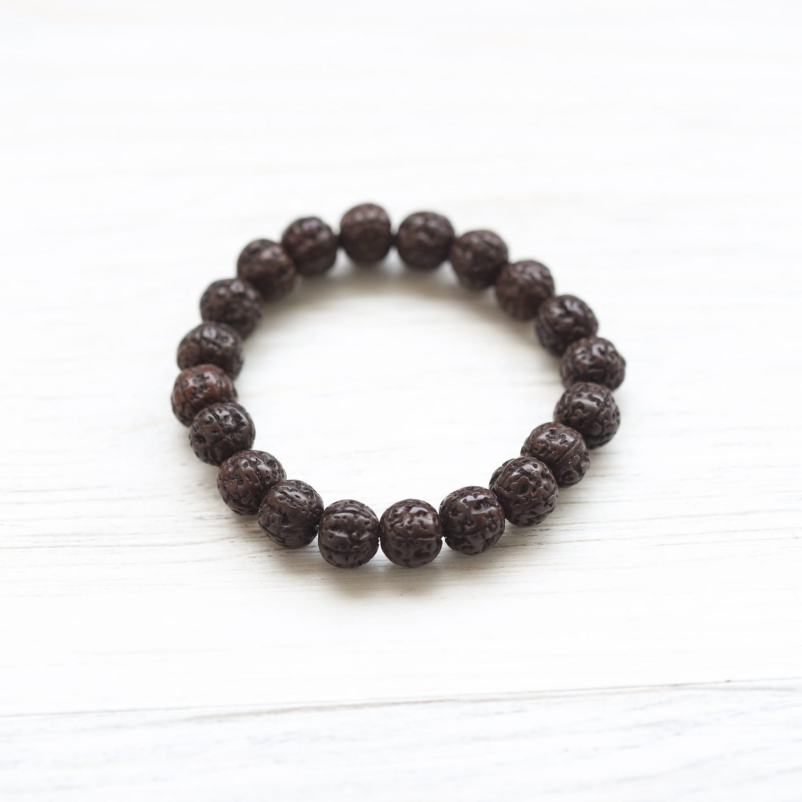 Bracelets Grounded Soul Rudraksha Wrist Mala